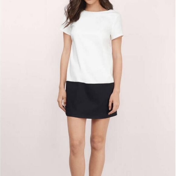 Ivory and black dress - Picture 3 of 8